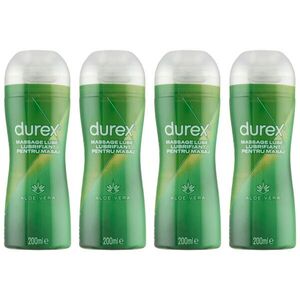 Durex Play Massage 2in1 Masszázs zselé és Síkosító 4x200ml kép