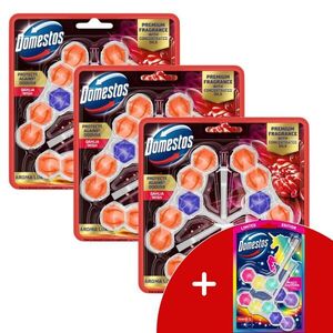 Domestos Aroma Lux WC frissítő blokk Dahlia Wish koncentrált illó... kép
