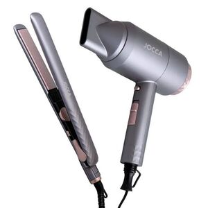 Jocca hajszárító 2200W-os DC motorral + 45W-os hajvasaló készlet kép
