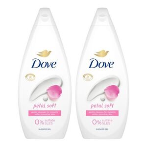 Dove Petal Soft női krémtusfürdő, 2x720 ml kép