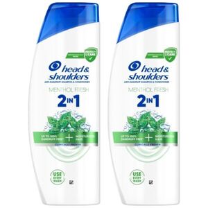 Head & Shoulders Menthol Fresh 2in1 Sampon 2x400ml kép