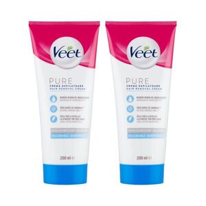 Veet Pure Szőrtelenítő krém érzékeny bőrre 2x200ml kép