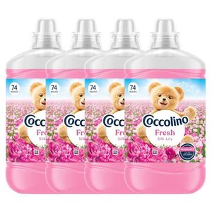 Coccolino Fresh Silk Lily öblítő, 296 mosás, 4x1702 ml kép