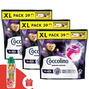 Coccolino Black Mosókapszula 117 mosás + Ajándék Coccolino First... kép