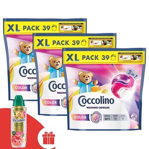 Coccolino 3in1 Color Mosókapszula 117 mosás + Ajándék Coccolino F... kép