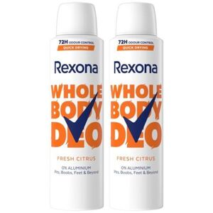 Rexona Fresh Citrus teljes test dezodor, 2x150 ml kép