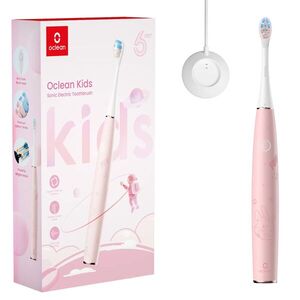 Oclean OCL552409 Szónikus Elektromos fogkefe gyerekeknek, Rózsaszín kép