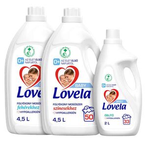 Lovela Baby Hipoallergén Mosószer csomag 100 mosásra kép