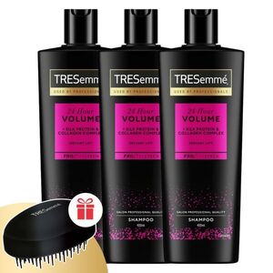 TRESemmé 24H Volume Sampon vékony szálú hajra 3x400ml + Ajándék T... kép