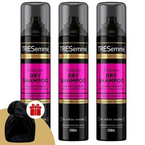 TRESemmé Volumising Száraz sampon 3x250ml + Ajándék TRESemmé Hajturbán kép
