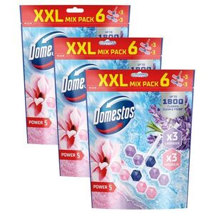 Domestos Power5 Magno/Laven WC illatosító blokk, 18x50g kép