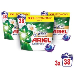 Ariel Allin1 Pods+ + Touch of Lenor Amethyst Flower Mosókapszula... kép