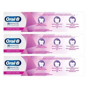Oral-B 3D White Advanced Luxe Perfection Fogkrém 3x75ml kép