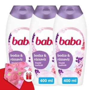 Baba Tusfürdő Bodza és rózsavíz 3x400ml kép
