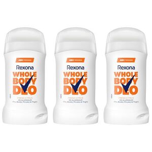 Rexona Fresh Citrus teljes test dezodor stift, 3x50 ml kép