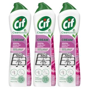 Cif Cleanboost Pink súrolókrém makacs szennyeződésekre, 500 ml kép