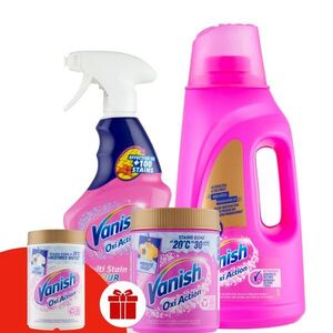 Vanish Oxi Action Pink csomag + Ajándék Vanish Oxi Action Folttis... kép