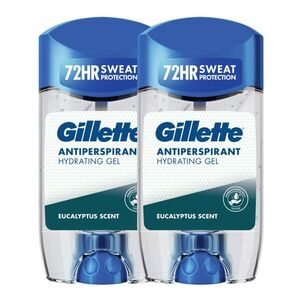 Gillette Eucalyptus Scent Izzadásgátló Hidratáló Gél Férfiaknak 2x70ml kép