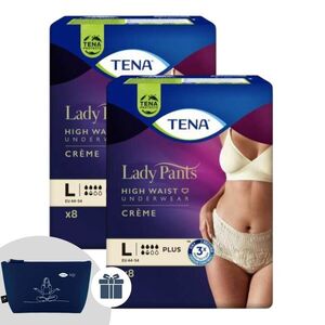 Tena Lady Pants Plus Creme Inkontinencia-fehérnemű magasított der... kép