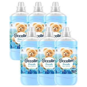 Coccolino Fresh Blue Splash öblítő, 366 mosás, 6x1403 ml kép