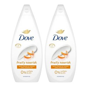 Dove Fruity Nourish női krémtusfürdő, 2x720 ml kép