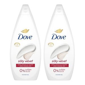 Dove Silky Velvet női krémtusfürdő, 2x720 ml kép