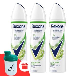 Rexona Advanced Protection női Dezodor Aloe Vera 3x150ml + Ajándé... kép