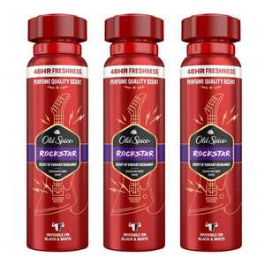 Old Spice Rockstar férfi Deo Spray 3x150ml kép