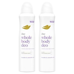 Dove Whole Body Lavender & Chamomile Dezodor 2x150ml kép
