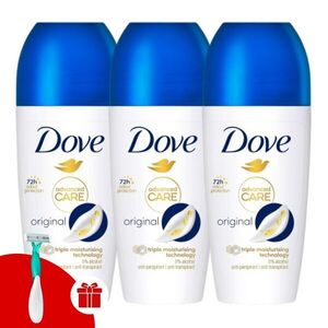 Dove Advanced Care Original női golyós izzadásgátló, 3x50 ml + Aj... kép
