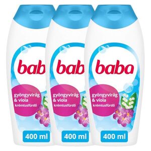 Baba Tusfürdő Gyöngyvirág&Viola 3x400ml kép