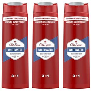 Old Spice Whitewater 3in1 férfi Tusfürdő 3x400ml kép