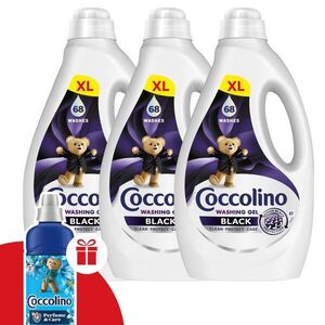 Coccolino Black folyékony Mosógél 3x2, 72L - 204 mosás + Ajándék C... kép
