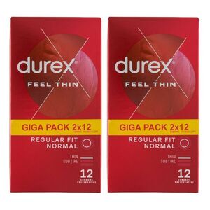 Durex Feel Thin Óvszer 4x12db kép
