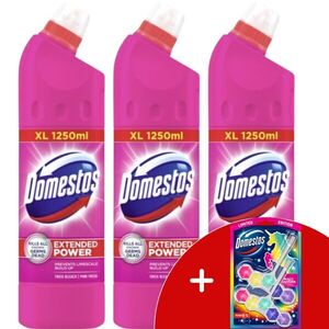 Domestos fertőtlenítő hatású Tisztítószer Pink Fresh 3x1250ml + A... kép