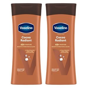 Vaseline Cocoa Radiant hidratáló kakaóvajas testápoló, 2x400 ml kép