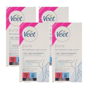Veet Pure Hideggyanta szalagok érzékeny bőrre 4x20db kép