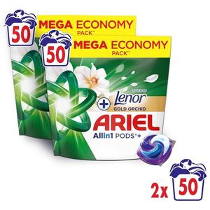Ariel Allin1 Pods +Touch of Lenor Gold Orchid Mosókapszula 100 mosás kép