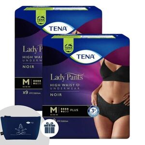 Tena Lady Pants Plus Noir Inkontinencia-fehérnemű magasított deré... kép