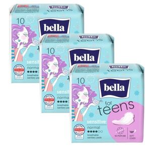 Bella For Teens Ultra Sensitive egészségügyi betét 3x10db kép
