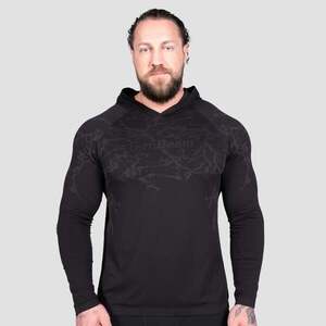 GymBeam Static Long Sleeve T-shirt Black kép