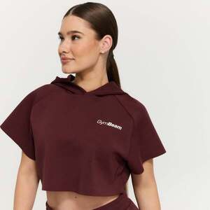 GymBeam Women‘s Relay Cropped Hoodie Fig kép