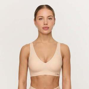 GymBeam Comfy Seamless Bra Beige kép