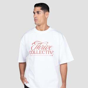 GymBeam Thrive T-shirt White kép