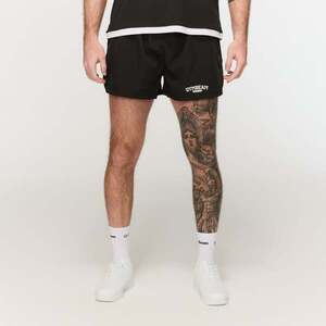GymBeam Varsity Shorts Black kép