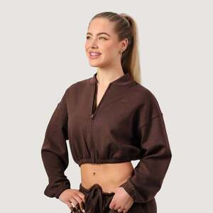 GymBeam Women‘s NEO Zip-Up Sweatshirt Mocha kép
