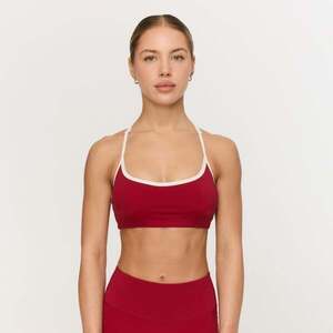 GymBeam Varsity Sports Bra Red kép