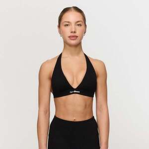 GymBeam Fierce Halter Sports Bra Black kép