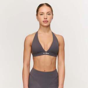 GymBeam Fierce Halter Sports Bra Grey kép