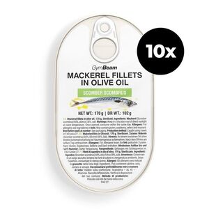 GymBeam Mackerel fillets in olive oil kép